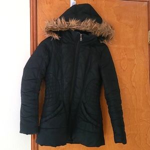 Rampage woman's fur lined hooded winter coat